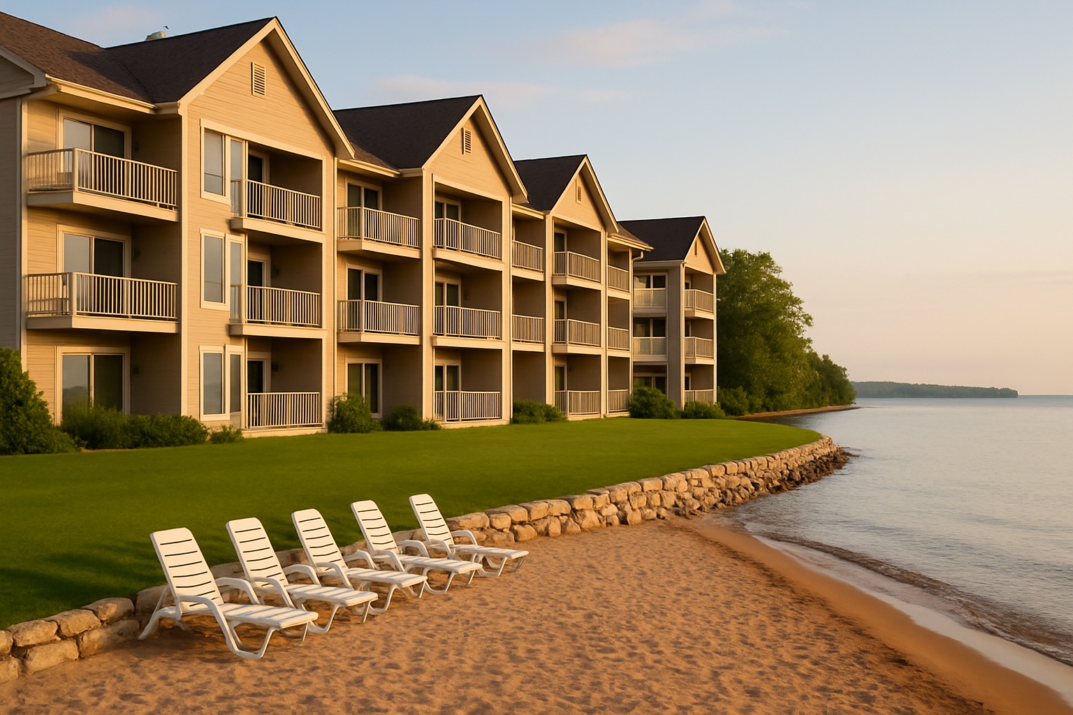 Glidden Lodge Beach Resort in Door County, Wisconsin